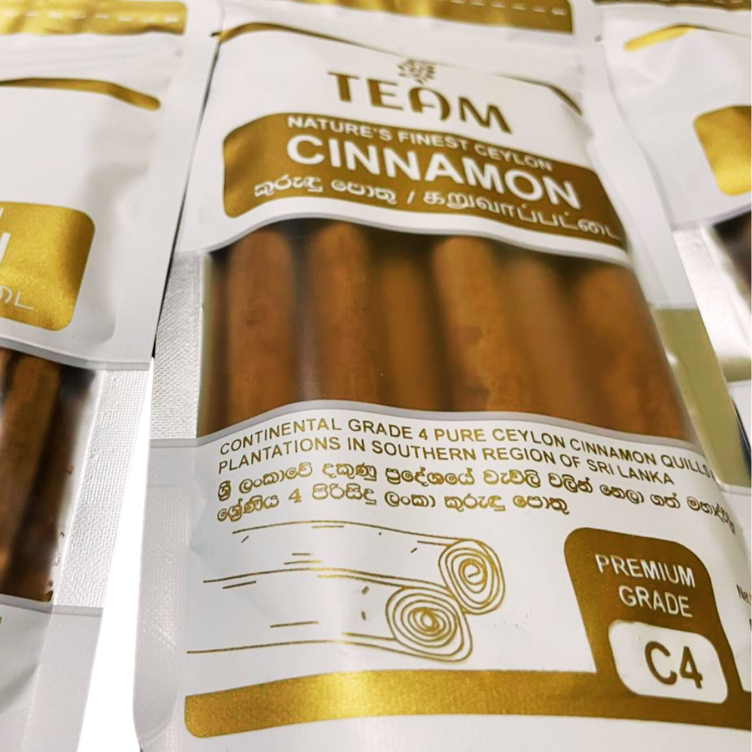 C4 Grade Ceylon Cinnamon Quills 5" – 50g Premium Pack - Image 3