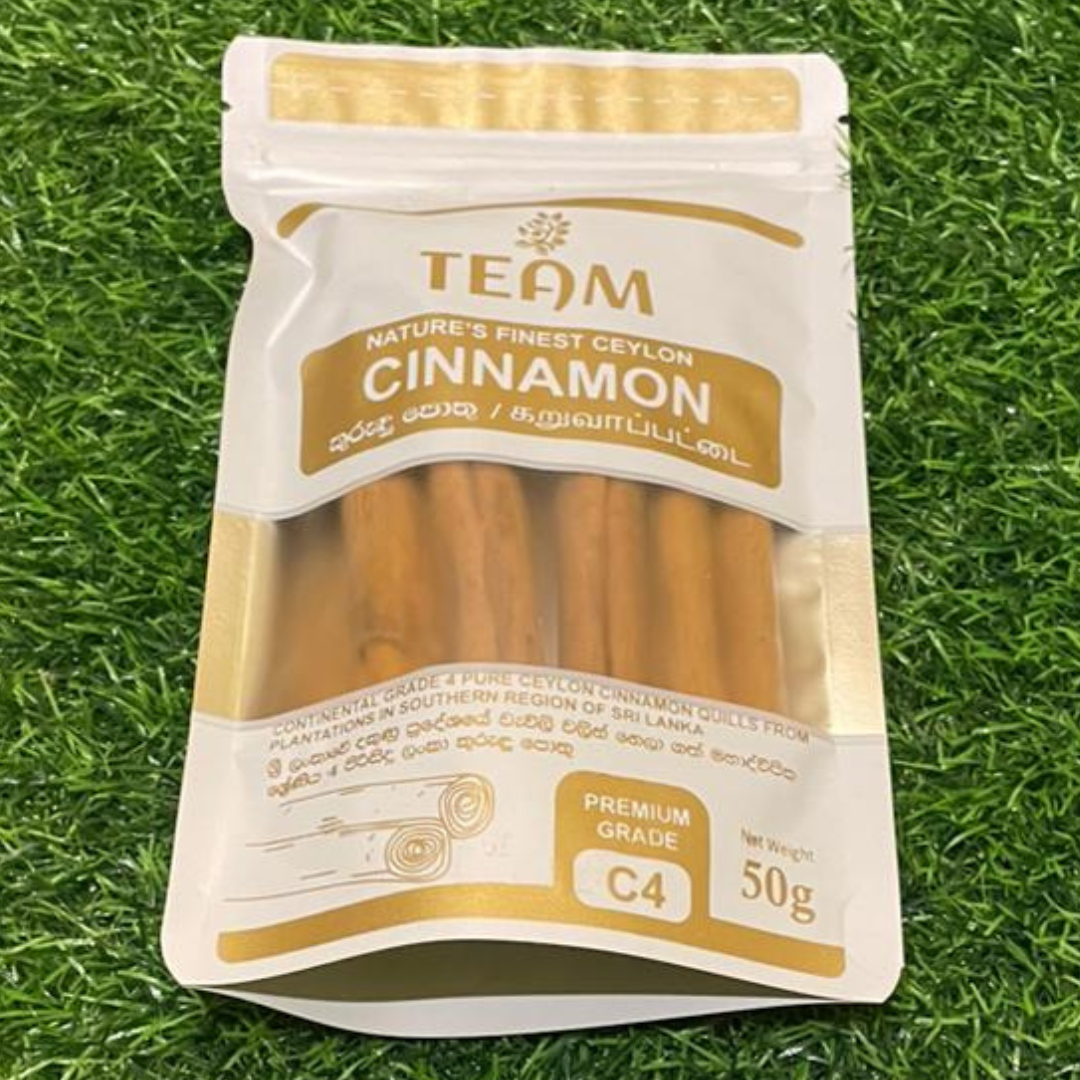 C4 Grade Ceylon Cinnamon Quills 5" – 50g Premium Pack - Image 4