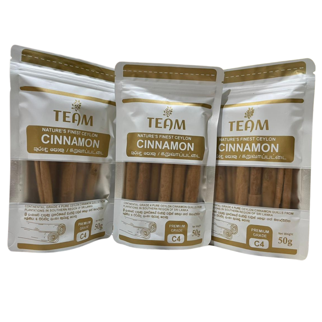 C4 Grade Ceylon Cinnamon Quills 5" – 50g Premium Pack - Image 5