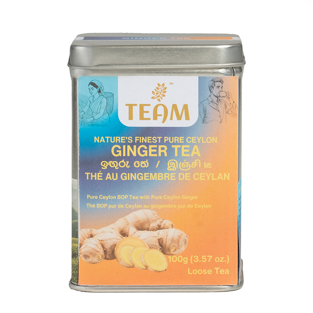 Ceylon Natural Ginger Loose Tea – 100g | 100% Natural Ceylon Tea