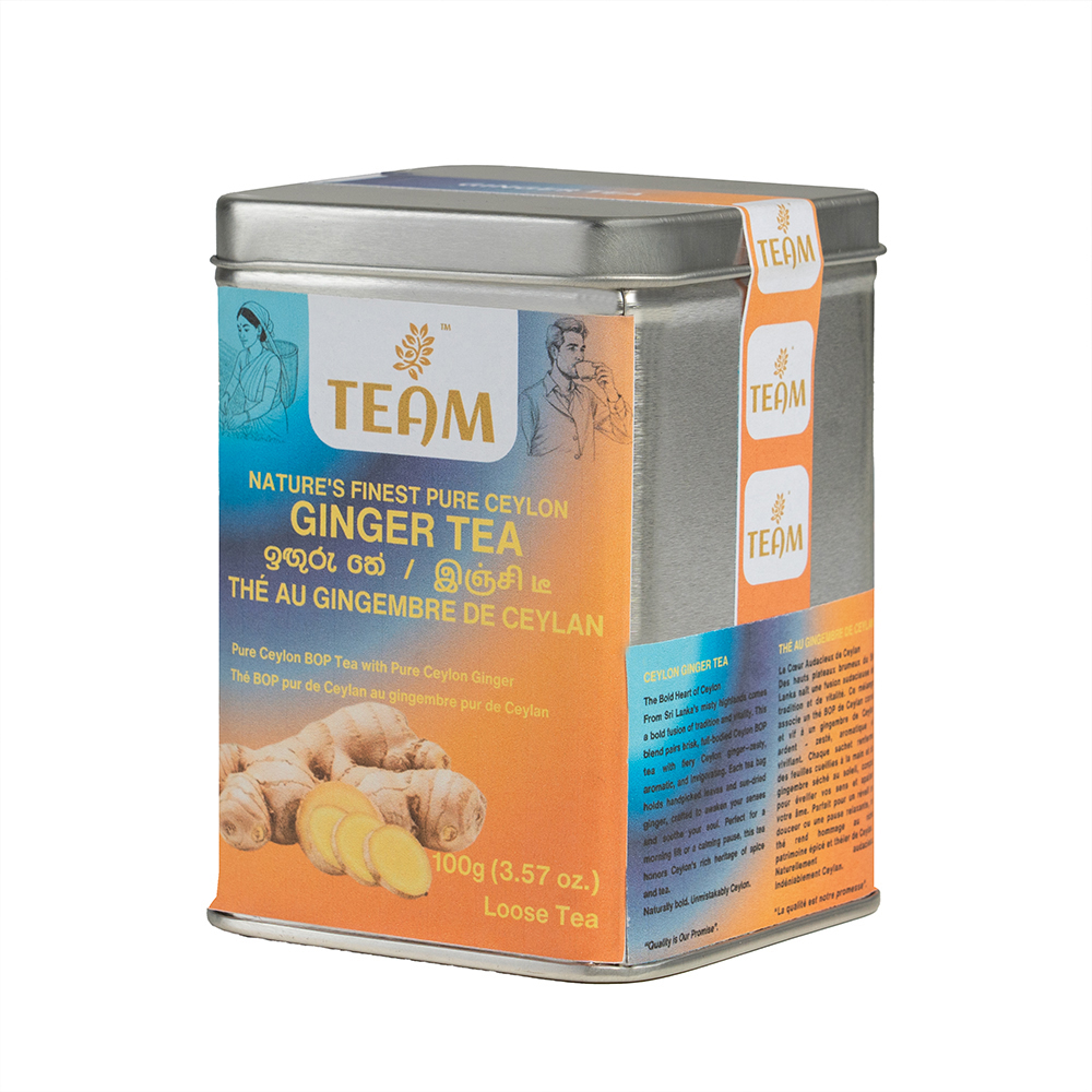 Ceylon Natural Ginger Loose Tea – 100g | 100% Natural Ceylon Tea - Image 6