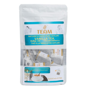 Ceylon Natural Vanilla Tea – 10 or 20 Tea Bags | 100% Natural