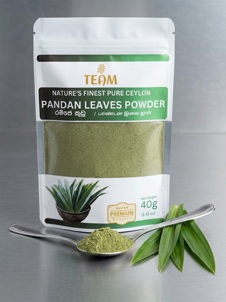 Ceylon Dehydrated Pandan Leaves Powder – 40g