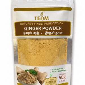 Ceylon Dehydrated Ginger Powder – 50g | Finest Natural Ginger