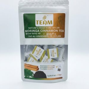 Ceylon Moringa Cinnamon Tea – 20 Tea Bags | Natural Herbal Blend
