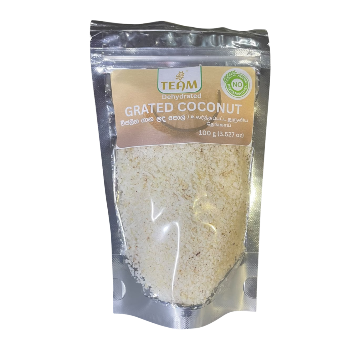 Ceylon Dehydrated Grated Coconut – 100g | 100% Natural